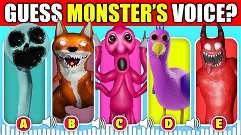 Impossible Guess The Voice The Monster Garten Of Banban Billie Bust