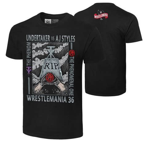 Wrestlemania 36 Match Shirts