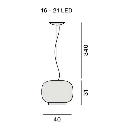 Chouchin 1 Foscarini Pendant Lamp Milia Shop