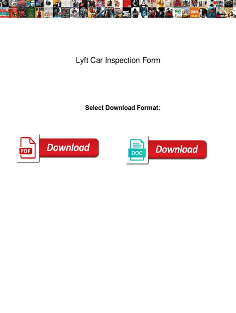 Fillable Online Lyft Car Inspection Form Lyft Car Inspection Form Hifi