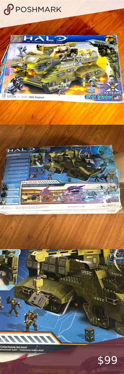 Halo Mega Bloks UNSC Elephant Collectible Game Men S Action Figure