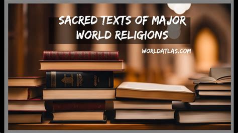 Sacred Texts Of Major World Religions Christianity Islam Judaism