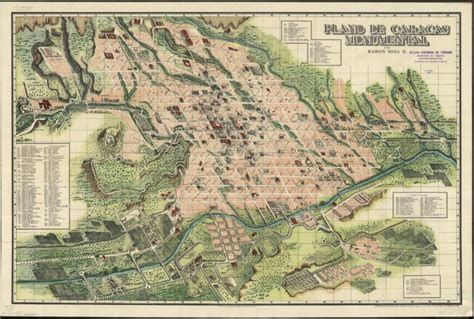 Plano De Caracas Monumental Por Ram N Sosa Mapas Milhaud