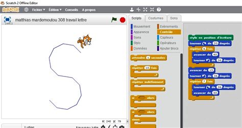 Scratch Travaux délèves de 3ème Lettres Collège Hubert Delisle