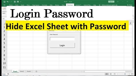 Excel Hide A Worksheet