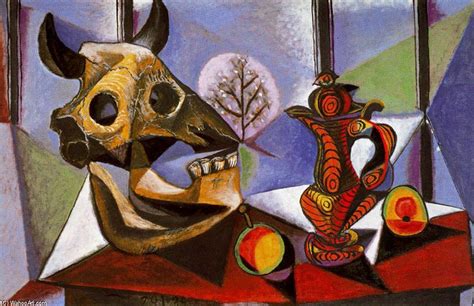 Nature Morte Avec Crâne Bull De Pablo Picasso 1881 1973 France