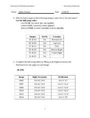 Astronomy Planetary Lab Astrometry Of Asteroids Image Course Hero