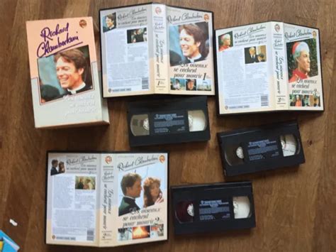 CASSETTE VIDEO VHS SERIE TV RICHARD CHAMBERLAIN Oiseaux Cachent Mourir