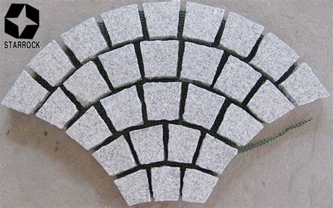 Landscape Stone Grey Granite Patio Pavers Flamed Garden Cobblestone On