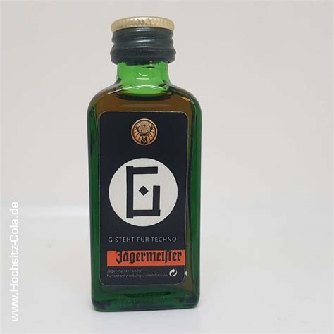 Jägermeister 0 02l Gewölbe Club Köln KLE Hochsitz Cola