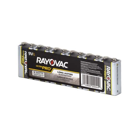 Rayovac Ultra Pro Alkaline 9v Batteries 6 Batteries Tanga