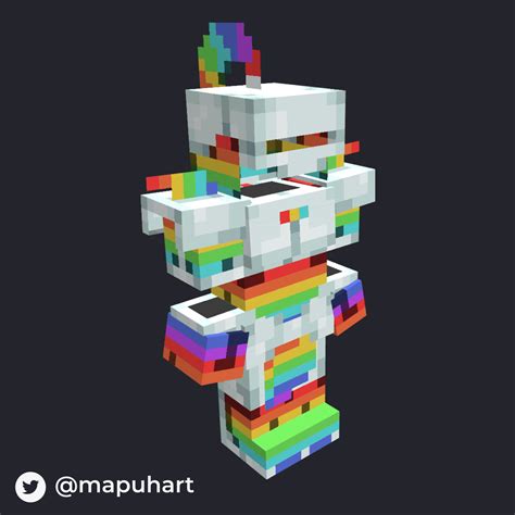 Rainbow Armor Minecraft