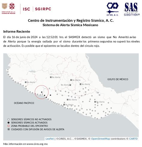 Temblor En México Hoy Jueves 20 De Junio Hora Exacta Magnitud Y