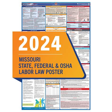 Missouri Labor Law Poster State Federal Osha In One Single