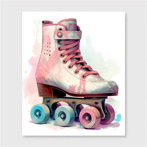 Premium AI Image There Is A Picture Of A Pair Of Roller Skates With