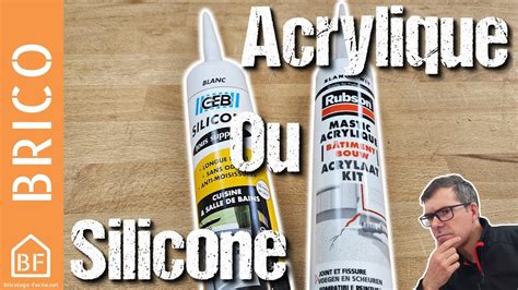 Quel Mastic Choisir Pour Ses Joints Acrylique Ou Silicone Youtube