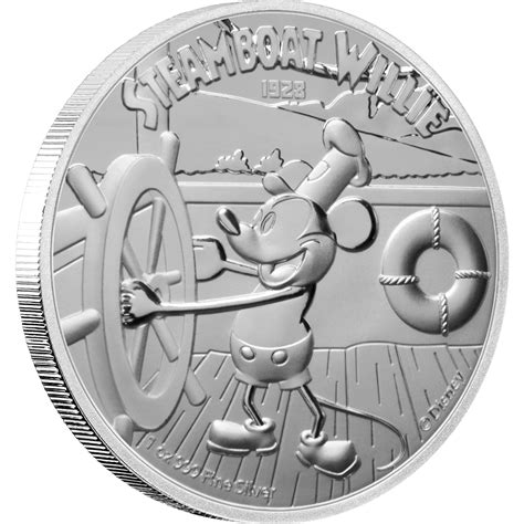 Disney – Steamboat Willie 1oz Silver Coin | New Zealand Mint