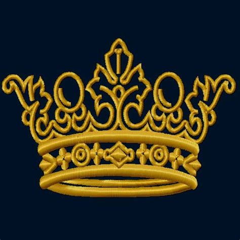 Crowns Embroidery Designs Custom Embroidery