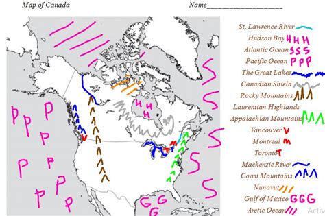 canada_map - 6A WORLD STUDIES