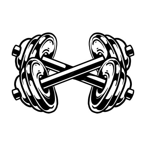 Premium Vector Dumbbell Vector Skull Hand With Dumbbell