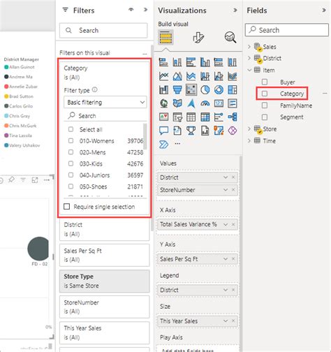 Incorporación de un filtro a un informe en Power BI Power BI