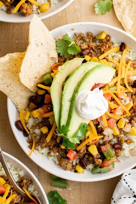 Taco Bowl Recipe Recipe Yellow Bliss Road