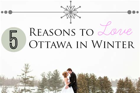 5 Reasons to Love Winter in Ottawa