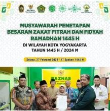 BAZNAS KOTA YOGYAKARTA MUSYAWARAH PENETAPAN ZAKAT FITRAH DAN FIDYAH