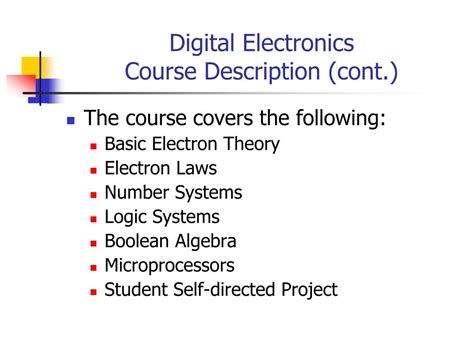 Ppt Digital Electronics Overview Powerpoint Presentation Free