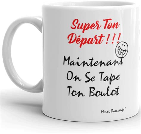 Vdf C Ramique Mug Humour J Ai Surv Cu Au Boulot Sp Cial Retrait