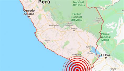 Moquegua Sismo De Magnitud 41 Grados Se Registró Esta Madrugada Igp Ilo Temblor