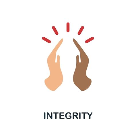 Premium Vector Integrity Icon Simple Element From Core Values