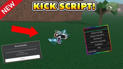 How To Kick Players New Kick Script Roblox Youtube