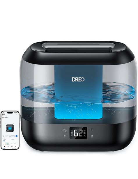 Dreo Smart Humidifier, Cool Mist Humidifiers for Bedroom, Quiet 4L Top