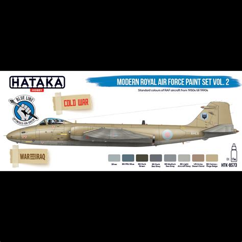 Hataka Hobby Htk Bs Modern Royal Air Force Paint Set Vol Co