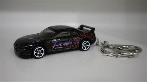 Nissan Skyline R33 GTR Hot Wheels Keychain Etsy
