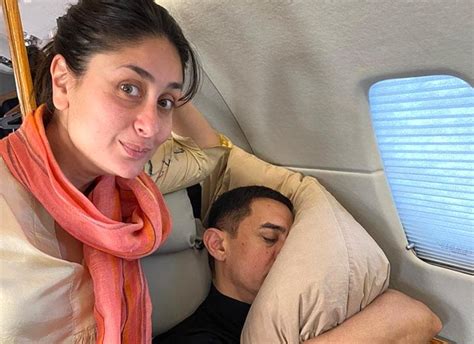 Kareena Kapoor Khans Selfie With A Sleeping Aamir Khan Is The Funniest