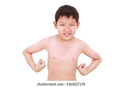 Top Naked Boy On White Background Stock Photo 1363027178 Shutterstock