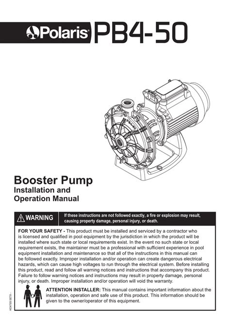 Polaris Pb4 60 Booster Pump Parts Diagram 52 Off 51 Off