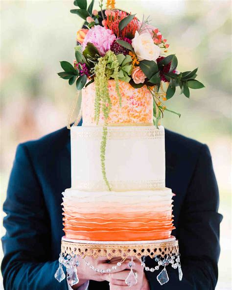 The Prettiest Ombré Wedding Cakes For Couples Who Love Color Martha Stewart Weddings