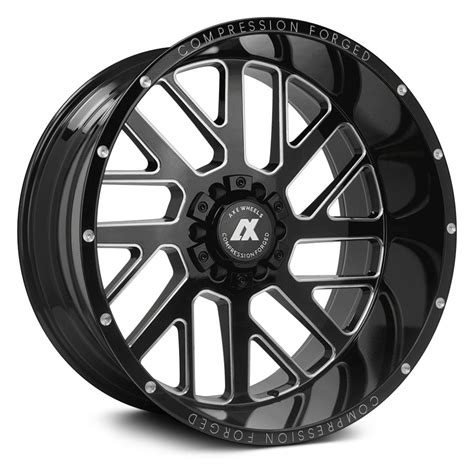 Axe® Ax2 0 Compression Forged Wheels Gloss Black With Milled Accents Rims