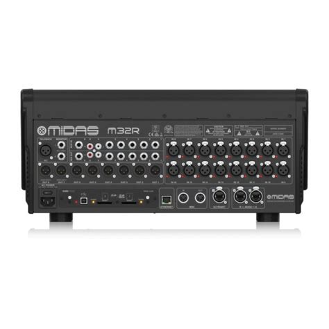 M R Live Consola Digital Canales Midas Audiocustom