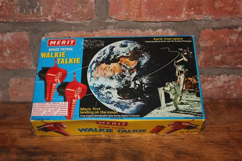 Retro Merit Space Patrol Walkie Talkie Etsy