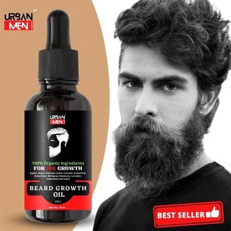 Urban Men Natural Beard Growth Oil Best Beard Oil For Men Beard