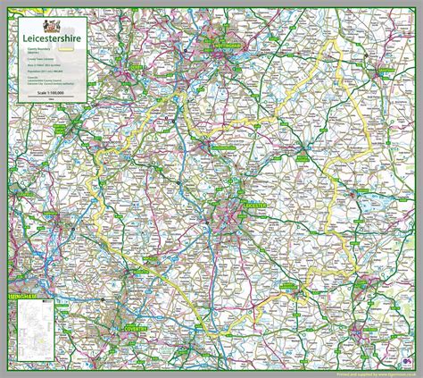 Leicestershire County MapDefault Title