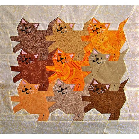 Pattern For Cat Quilt