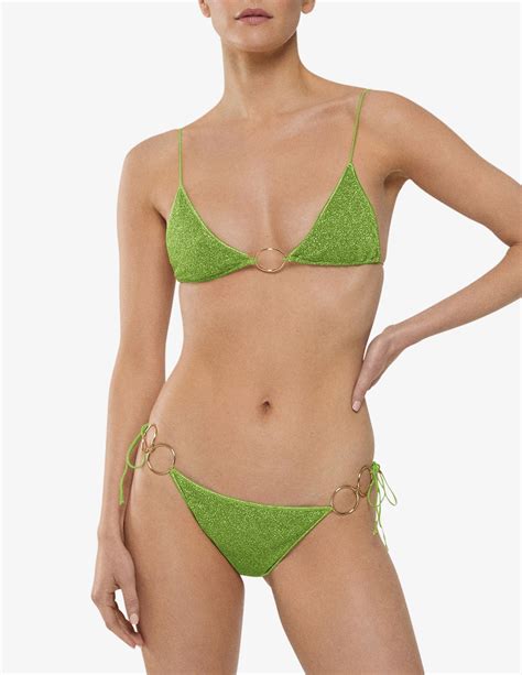 Shop Oséree Microkini Lumiere with ring bikini set on Rinascente