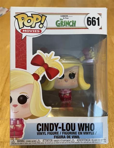 FUNKO POP CINDY LOU Who 661 Dr Seuss The Grinch Movies Vinyl Figure