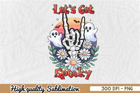 Spooky Skeleton Sublimation Png Graphic By Zanynoti Creative Fabrica