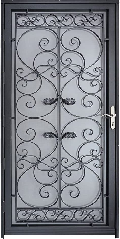 Grisham Deluxe Steel Security Door 3680inch Iron Security Storm Door